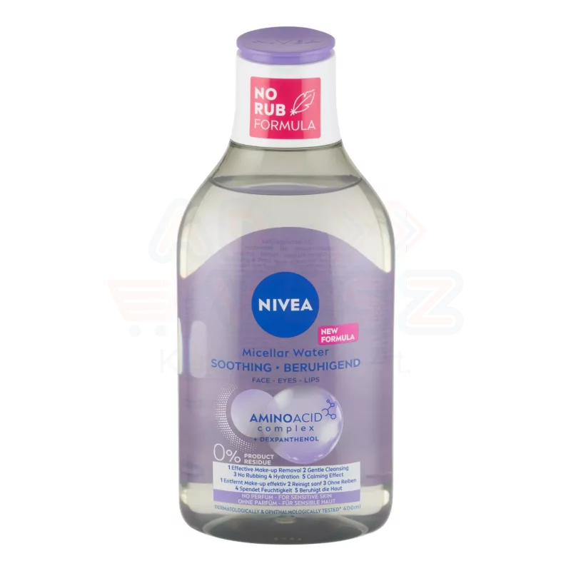 NIVEA micellás arctisztító 400 ml Nyugtató Ápoló érzékeny bőrre Kép