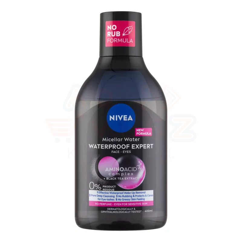 NIVEA micellás víz 400 ml Waterproof Expert Kép