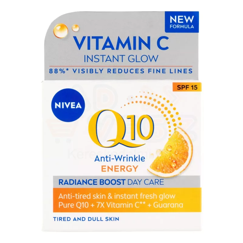 NIVEA Q10 ENERGY nappali arckrém 50 ml energetizáló Kép