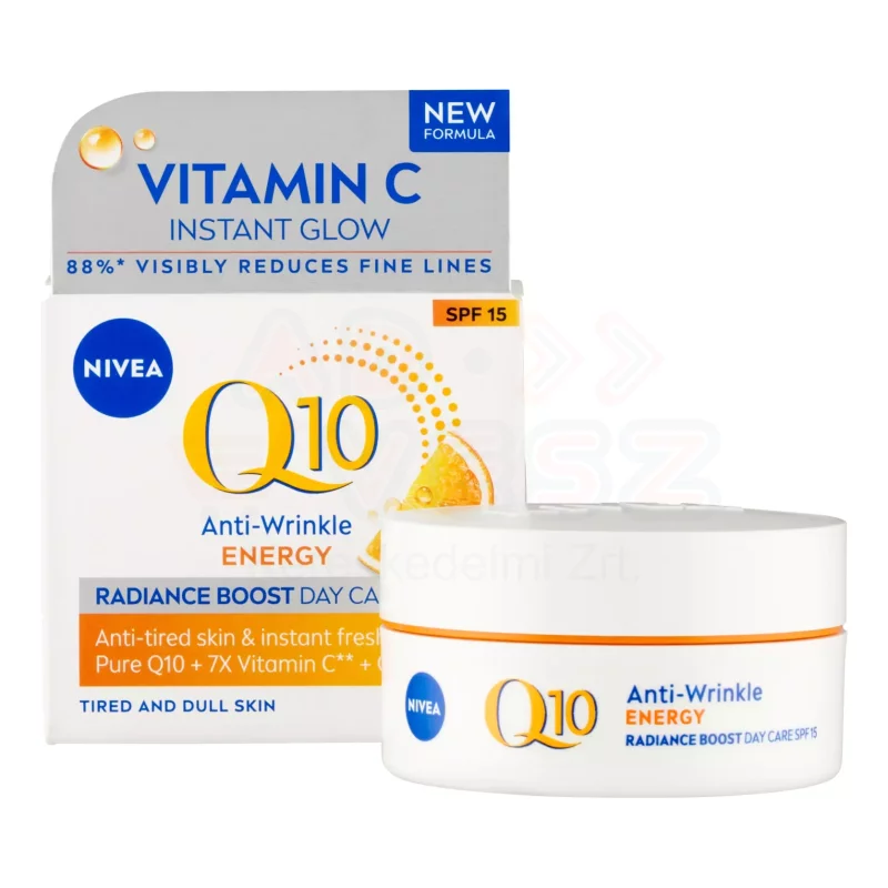 NIVEA Q10 ENERGY nappali arckrém 50 ml energetizáló Kép