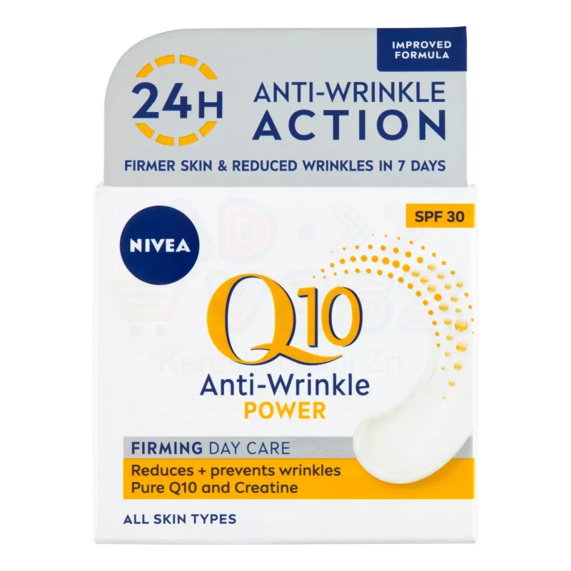 NIVEA Q10 POWER nappali arckrém 50 ml ránctalanító FF30 Kép