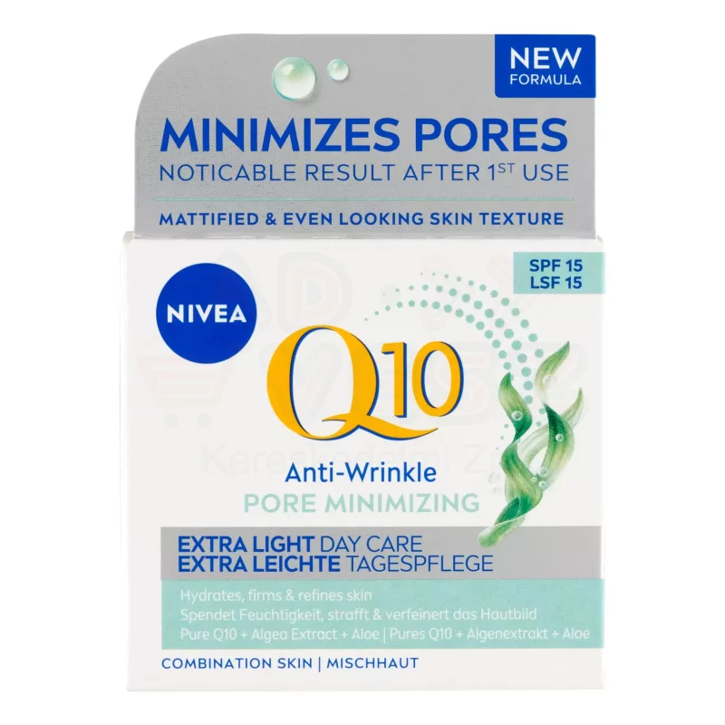 NIVEA Q10 POWER nappali arckrém 50 ml pórusfinomító ránctalanító Kép