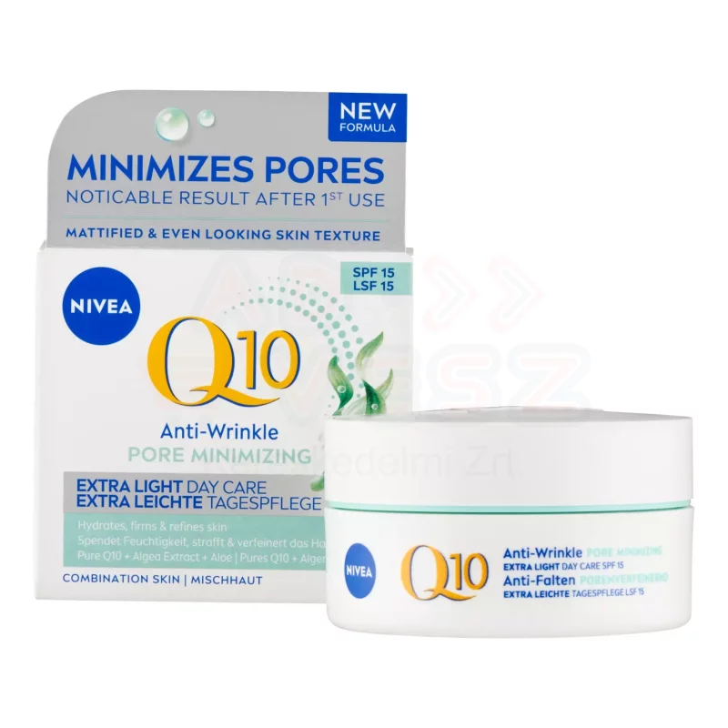 NIVEA Q10 POWER nappali arckrém 50 ml pórusfinomító ránctalanító Kép