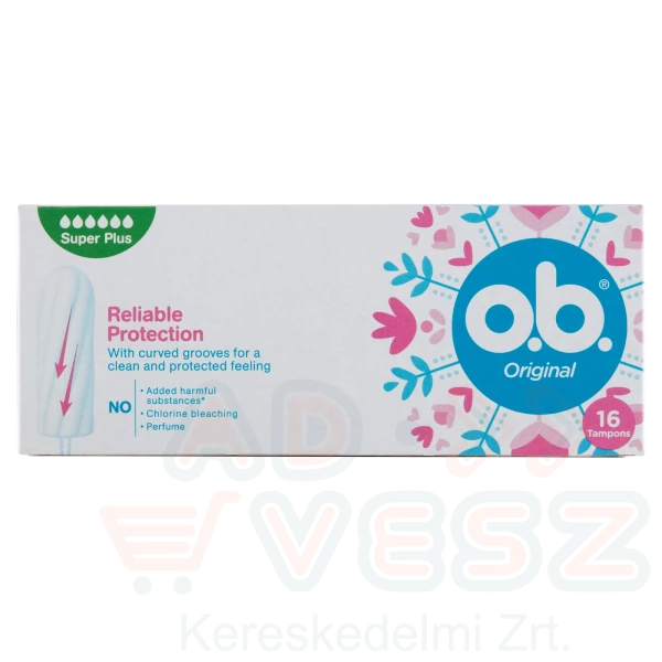 o.b. tampon 16 db Original Super PLUS (5 db/#) Kép