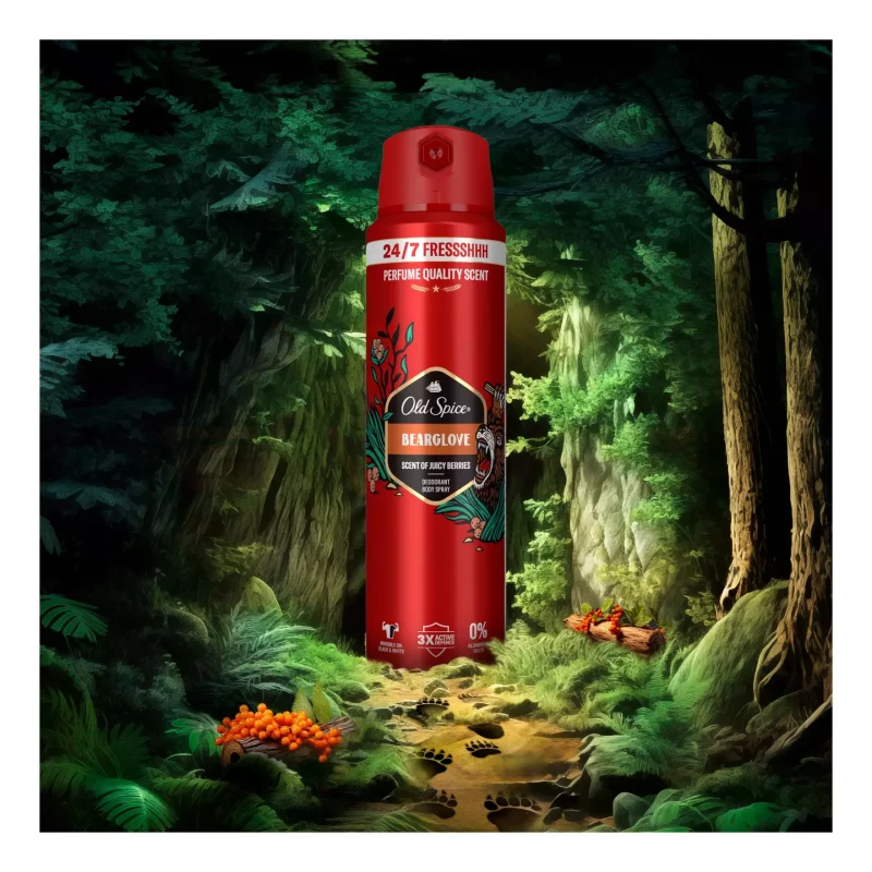 Old Spice deo spray 150 ml BearGlove Kép