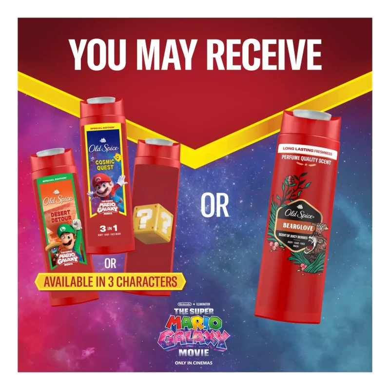 Old Spice tusfürdő és sampon 250 ml BearGlove Kép