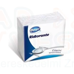 Ooops! Ristorante Éttermi Szalvéta 600 db 1 rétegű  16,5x16,5 cm