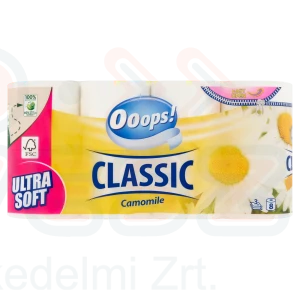 Ooops! Classic toalettpapír 8 tekercs 3 rétegű Kamilla