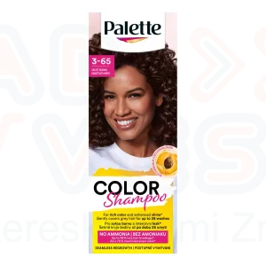 Palette Color Shampoo kímélő tartós hajszínező 244 (3-65) kávébarna