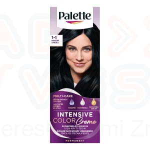 Palette ICC intenzív krémhajfesték C1 (1-1) Zafír fekete