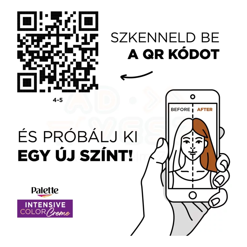 Palette ICC intenzív krémhajfesték G3 (4-5) trüffel Kép