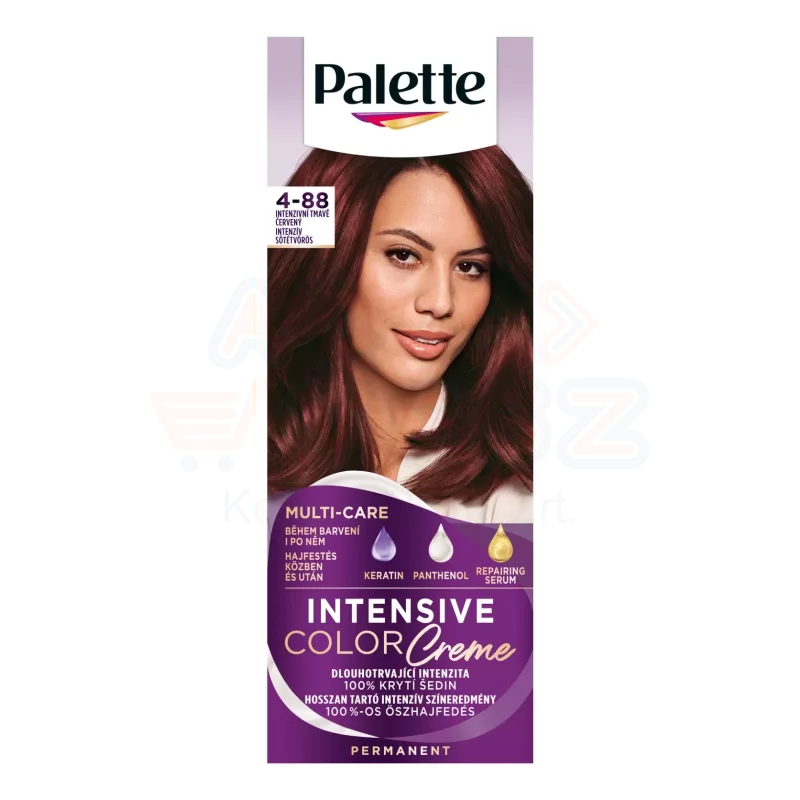Palette ICC intenzív krémhajfesték RF3 (4-88) intenzív sötétvörös Kép