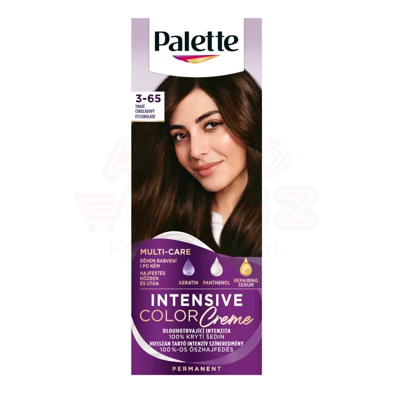 Palette ICC intenzív krémhajfesték W2 (3-65) étcsokoládé Kép