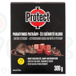 PROTECT paraffinos rágcsálóirtó blokk 300 g