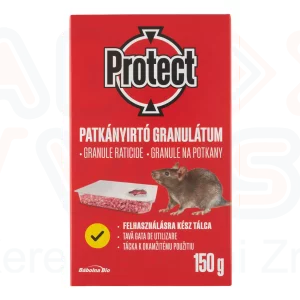 PROTECT rágcsálóirtó granulátum patkány 27 ppm 150 g