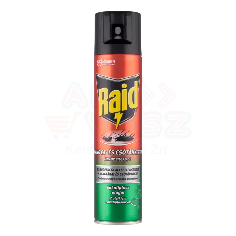 Raid® hangya- és csótányirtó aeroszol Eukaliptusz olajjal 400 ml Kép