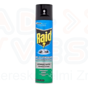 Raid® légy- és szúnyogirtó aeroszol 400 ml Eukaliptusz illattal