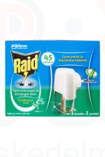 Raid® Elektromos szúnyogirtó készülék Eukaliptusz illattal 45 éjszakás 1 db +27 ml Kép