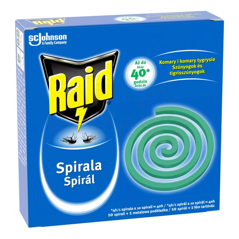 Raid® Szúnyogirtó spirál 10 db Kép