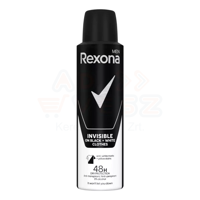 REXONA férfi deo 150 ml Invisible Black&White Kép