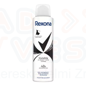 REXONA deo 150 ml Invisible on Black+White clothes