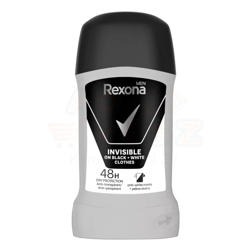 REXONA férfi stift 50 ml Invisible Black&White Kép