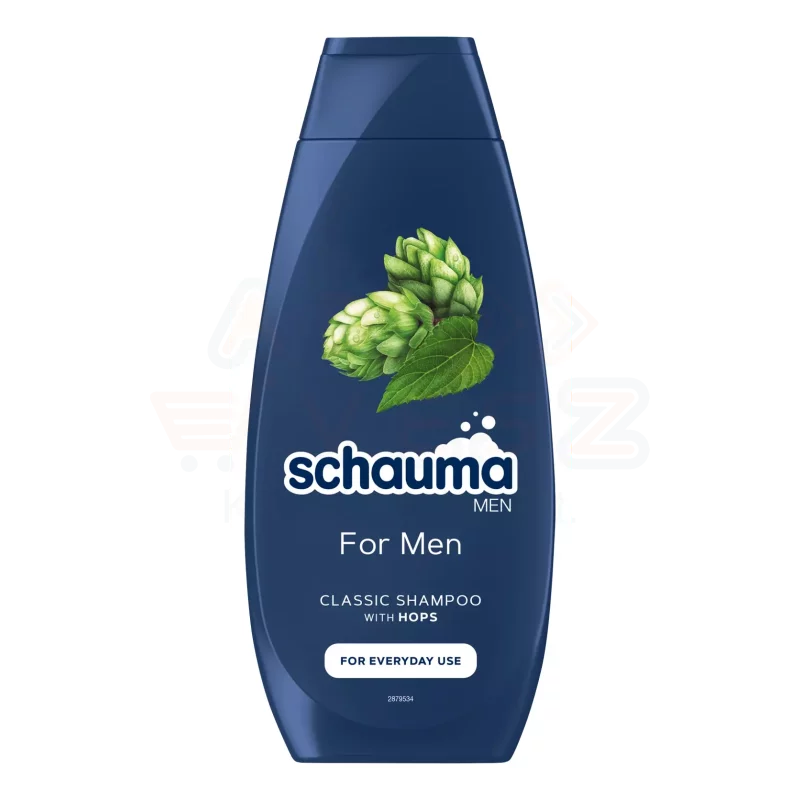 Schauma sampon 400 ml For Men (komlóval, minden hajtípusra) Kép