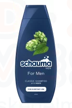 Schauma sampon 400 ml For Men (komlóval, minden hajtípusra) Kép