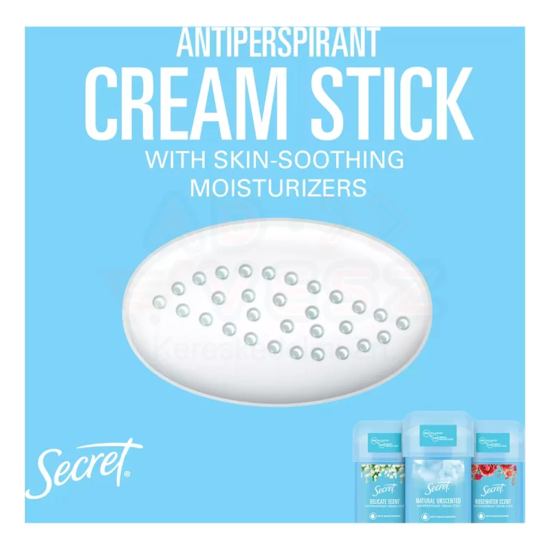 Secret izzadásgátló krém stick 40 ml Platinum Power Delicate Kép