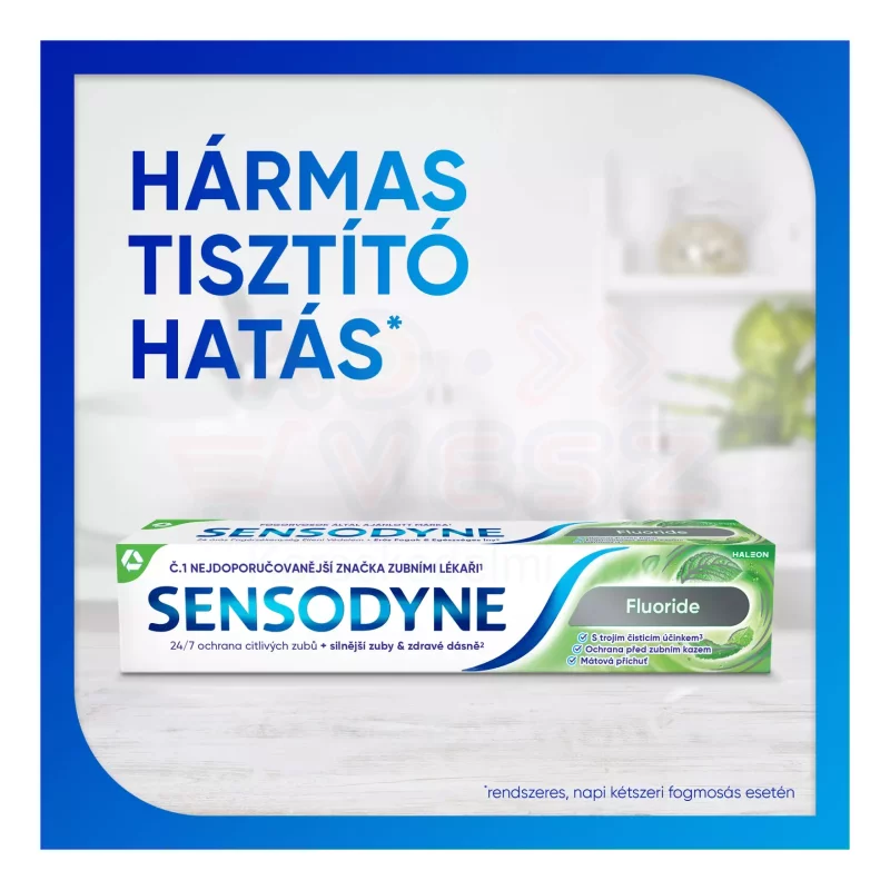 Sensodyne Fluorid fogkrém 75 ml Kép