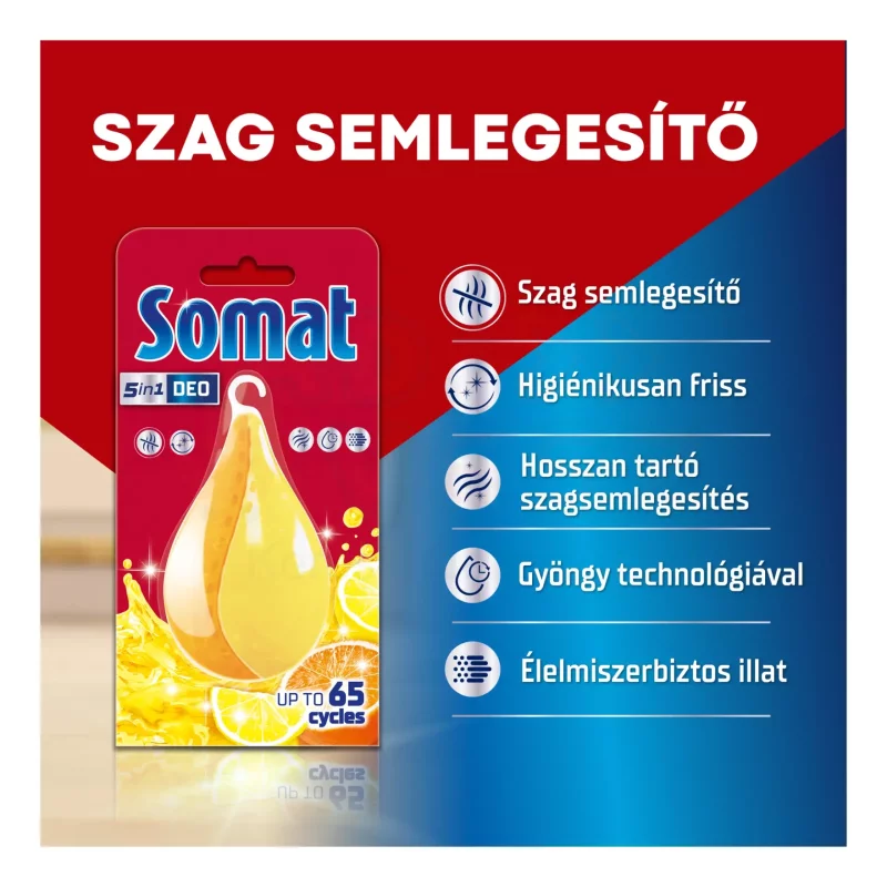 Somat mosogatógép illatosító Deo Perls Lemon Orange 17 g Kép