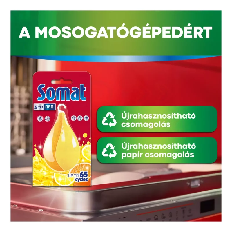 Somat mosogatógép illatosító Deo Perls Lemon Orange 17 g Kép