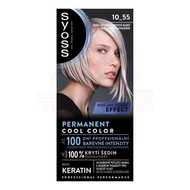 Syoss Color tartós hajfesték 10-55 ultra platinaszőke Kép