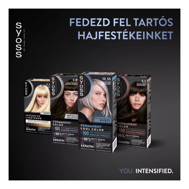 Syoss Color tartós hajfesték 10-55 ultra platinaszőke Kép