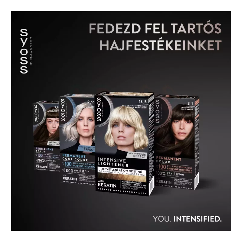 Syoss Color tartós hajfesték 13-5 platinum világosító Kép