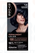 Syoss Color tartós hajfesték 1-4 kékesfekete Kép