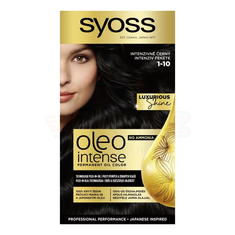 Syoss Color Oleo intenzív olaj hajfesték 1-10 intenzív fekete Kép