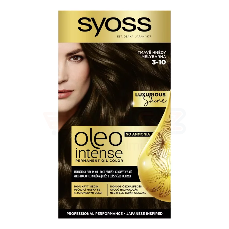 Syoss Color Oleo intenzív olaj hajfesték 3-10 mélybarna Kép
