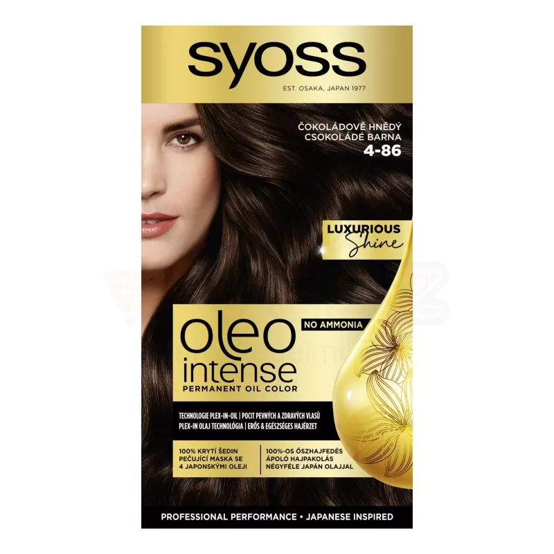 Syoss Color Oleo intenzív olaj hajfesték 4-86 csokoládé barna Kép