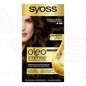 Syoss Color Oleo intenzív olaj hajfesték 4-86 csokoládé barna