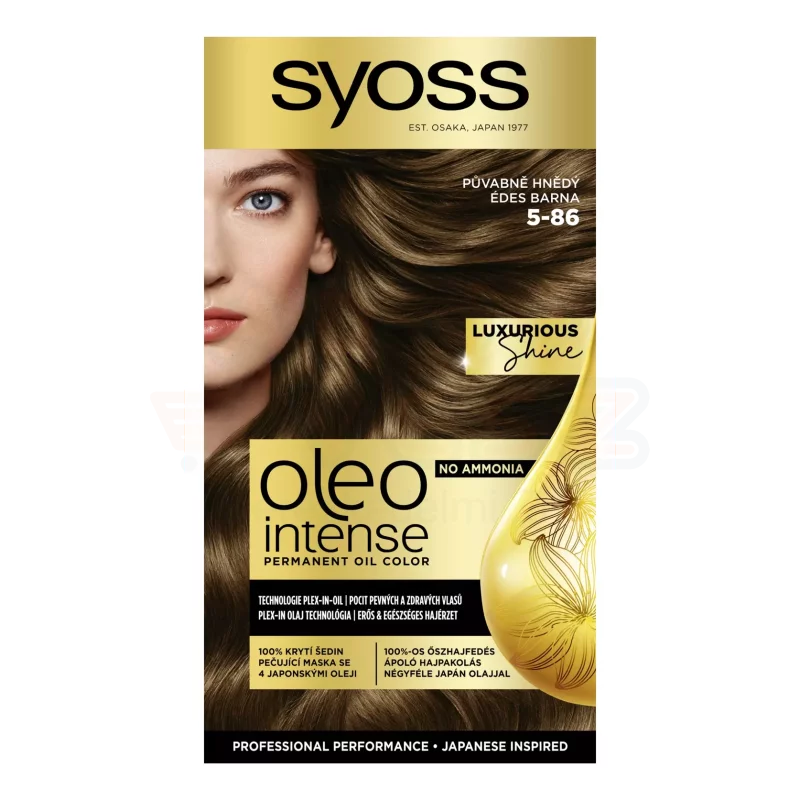 Syoss Color Oleo intenzív olaj hajfesték 5-86 édes barna Kép