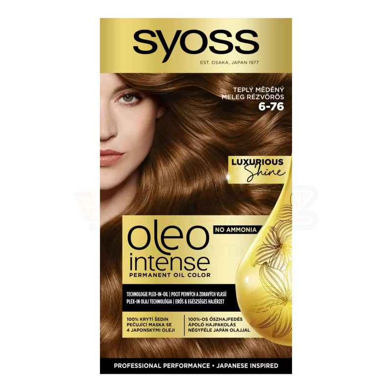 Syoss Color Oleo intenzív olaj hajfesték 6-76 meleg rézvörös Kép