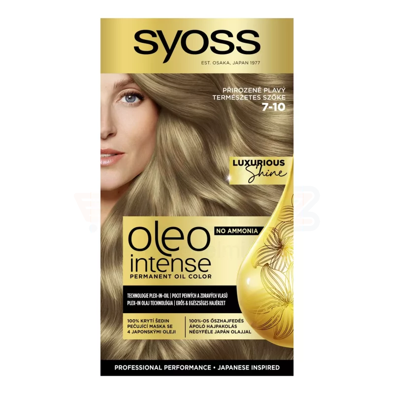 Syoss Color Oleo intenzív olaj hajfesték 7-10 természetes szőke Kép