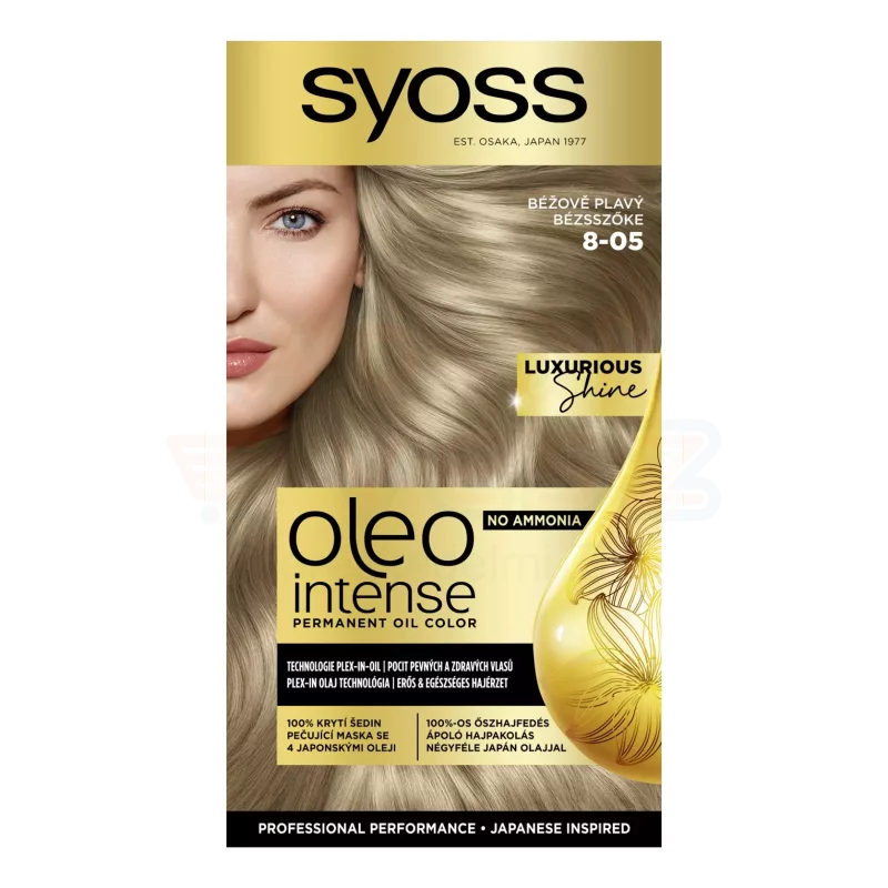 Syoss Color Oleo intenzív olaj hajfesték 8-05 bézsszőke Kép