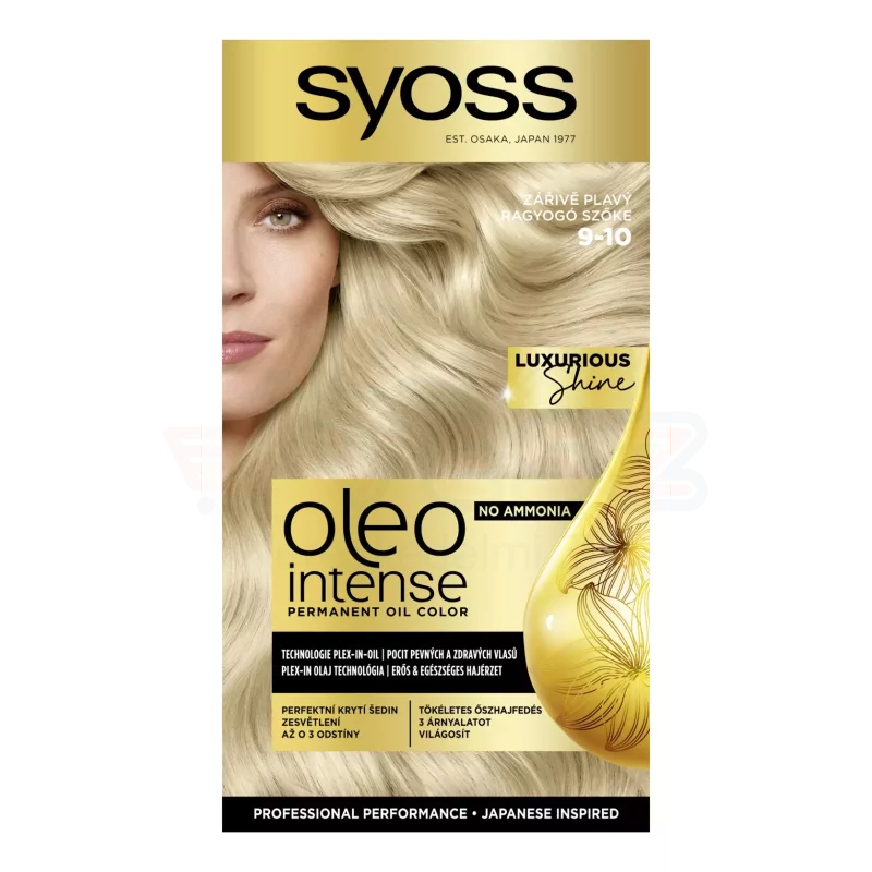 Syoss Color Oleo intenzív olaj hajfesték 9-10 ragyogó szőke Kép