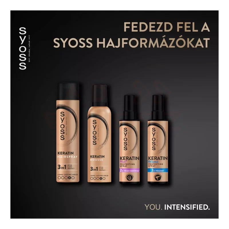 Syoss hajlakk 300 ml  Keratin Style Perfection Kép