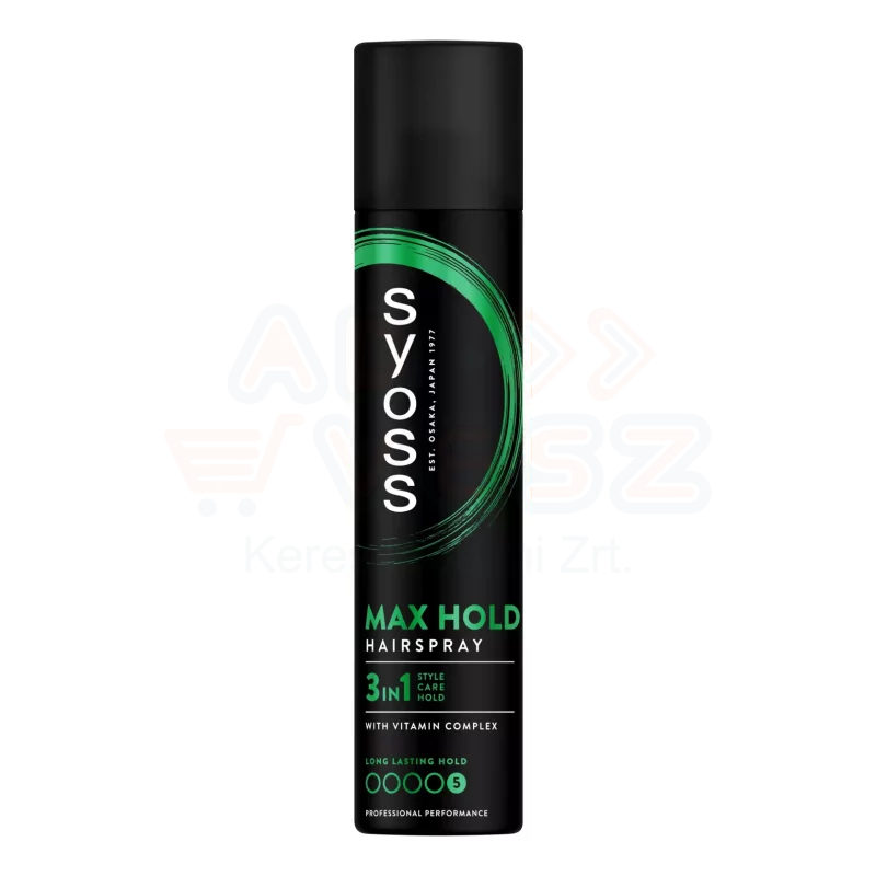 Syoss hajlakk 300 ml  Max hold - Maximális tartás Kép