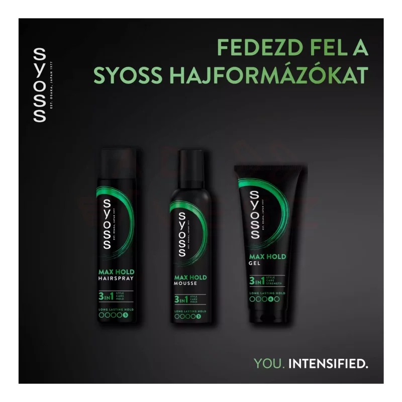 Syoss hajlakk 300 ml  Max hold - Maximális tartás Kép