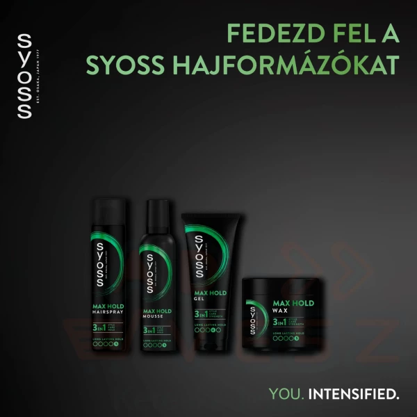 Syoss hajzselé 250 ml  Max hold - Maximális tartás Kép