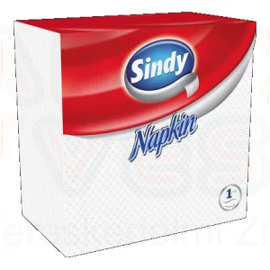 Sindy szalvéta 1 rétegű 45 db fehér 33x33cm